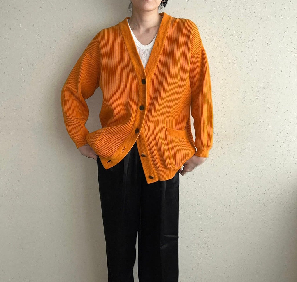 90s Ribbed Cardigan