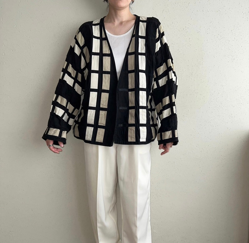 80s Woven Pattern Jacket