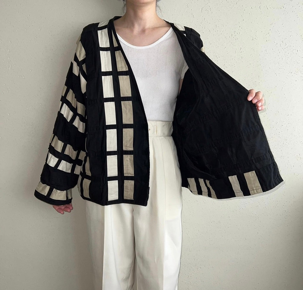 80s Woven Pattern Jacket