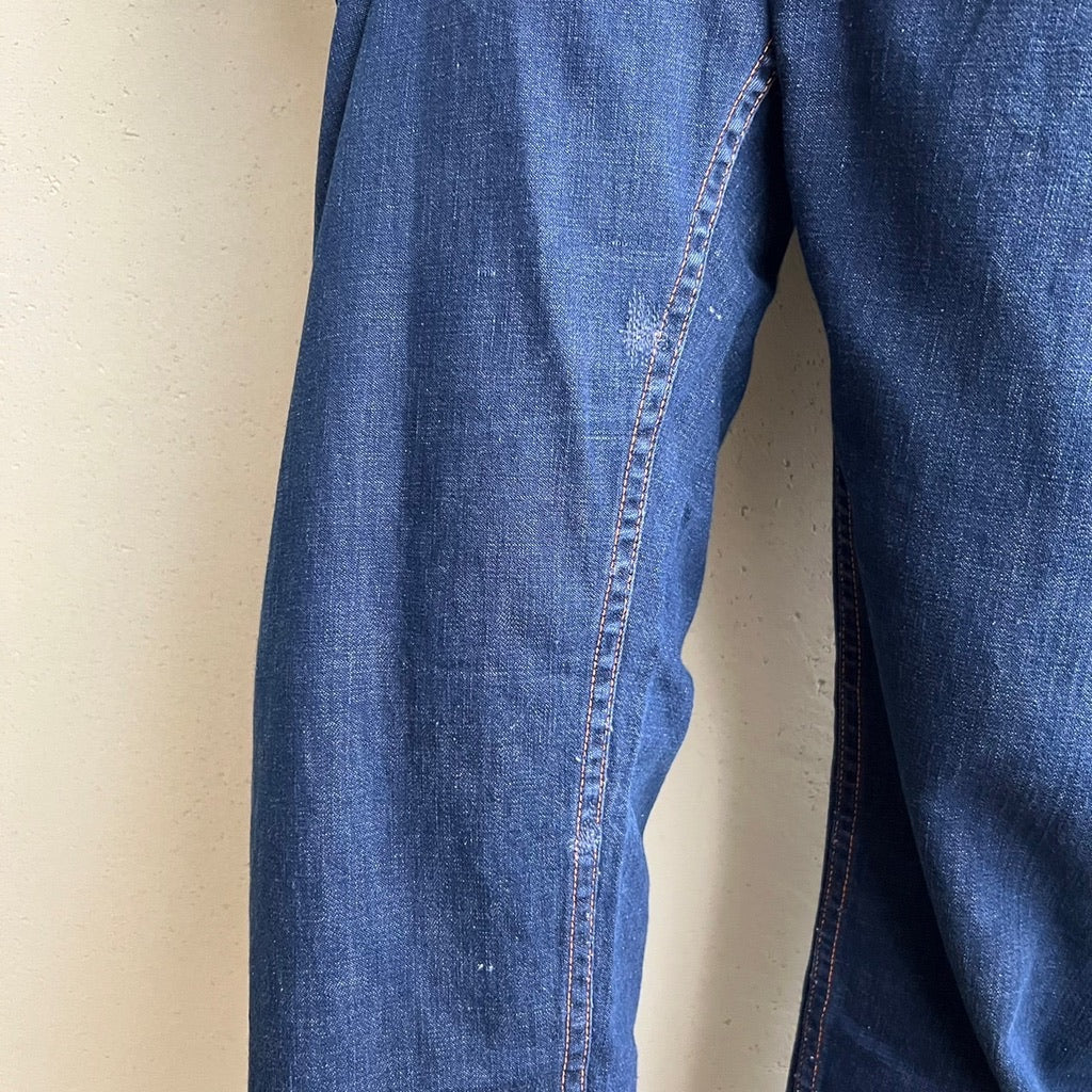 50s Jeannie High Waist Side Zip Denim