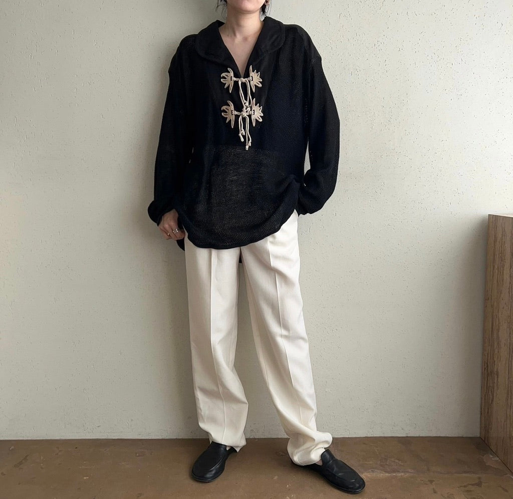 90s EURO Linen Blouse