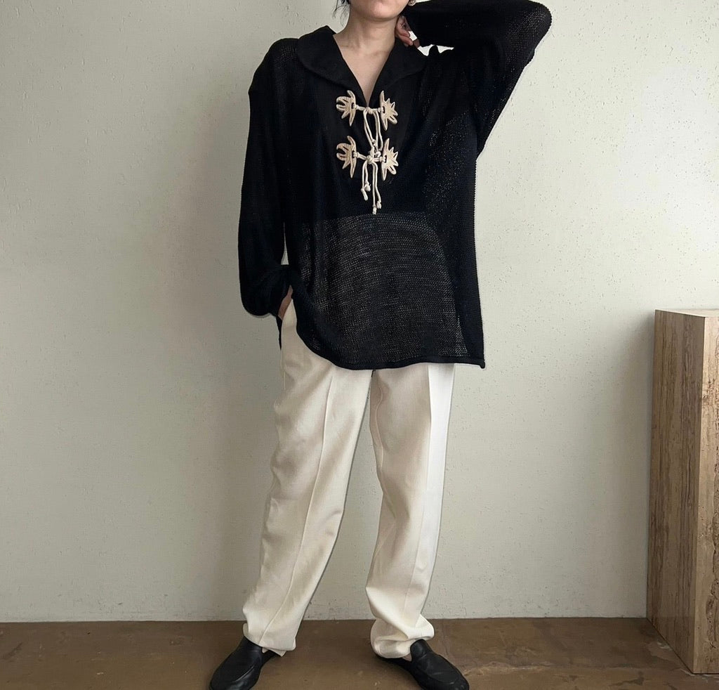 90s EURO Linen Blouse