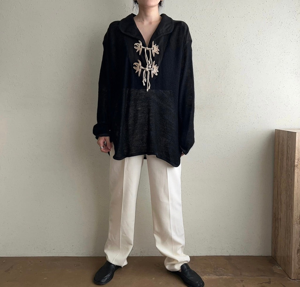 90s EURO Linen Blouse