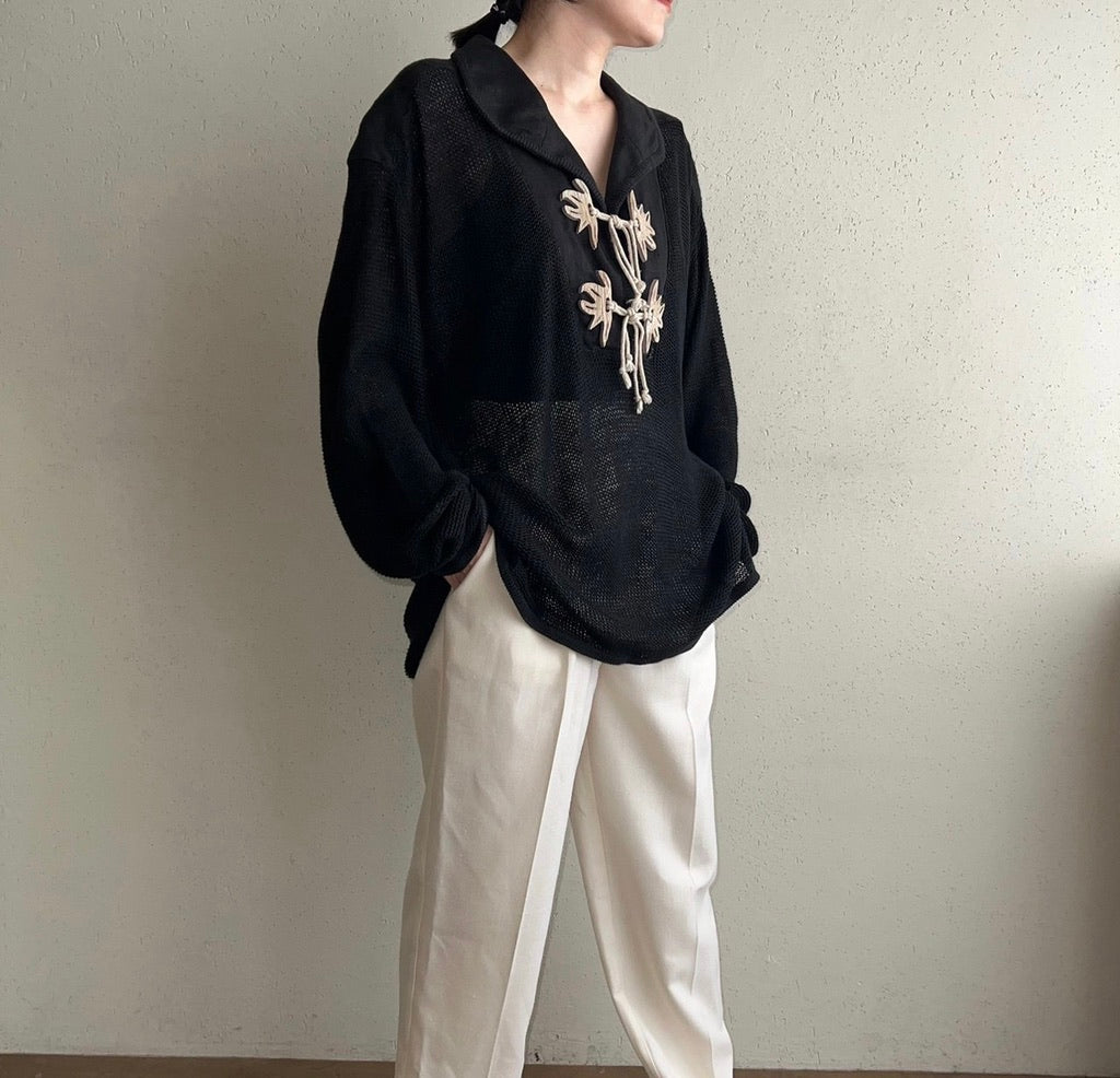 90s EURO Linen Blouse