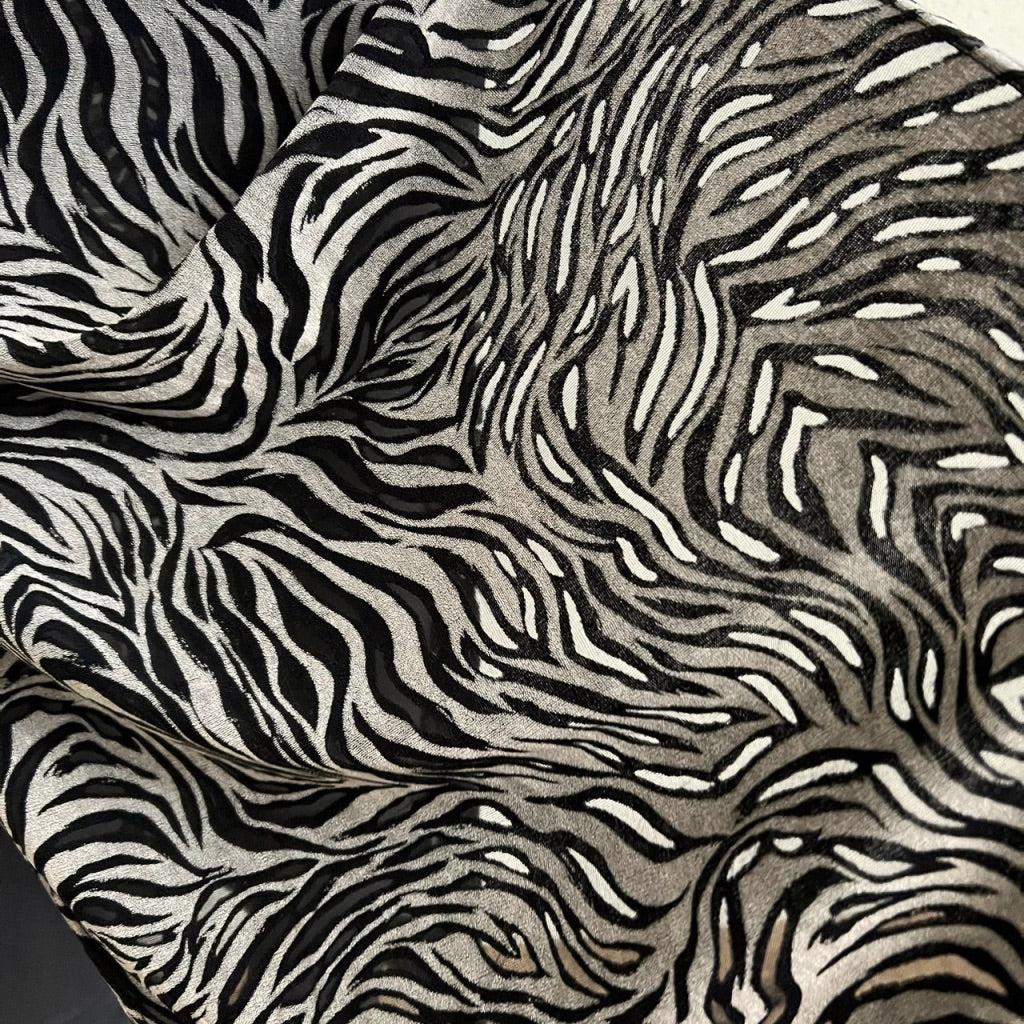 90s Zebra Pattern Skirt