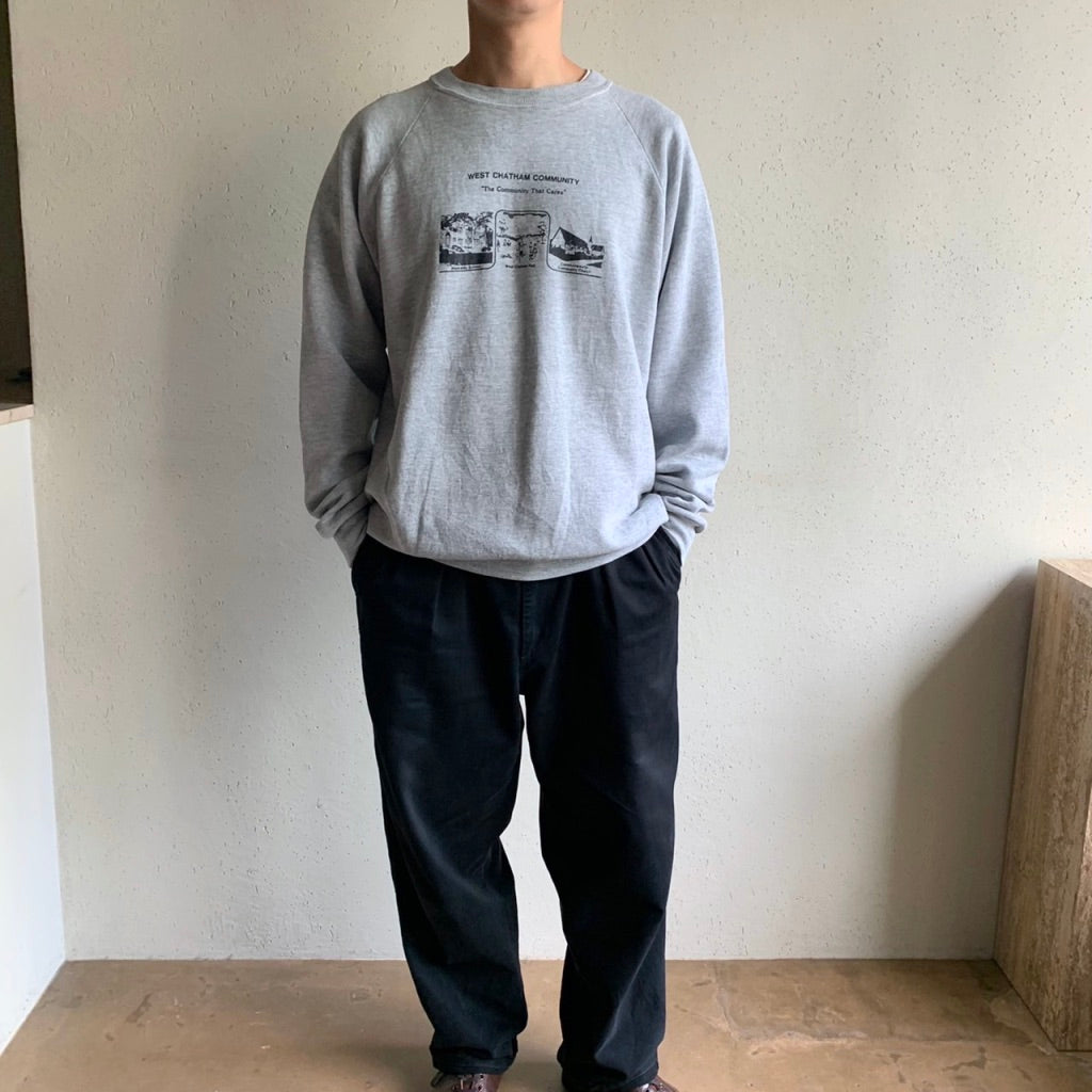 80s Printed Sweater Made in USA