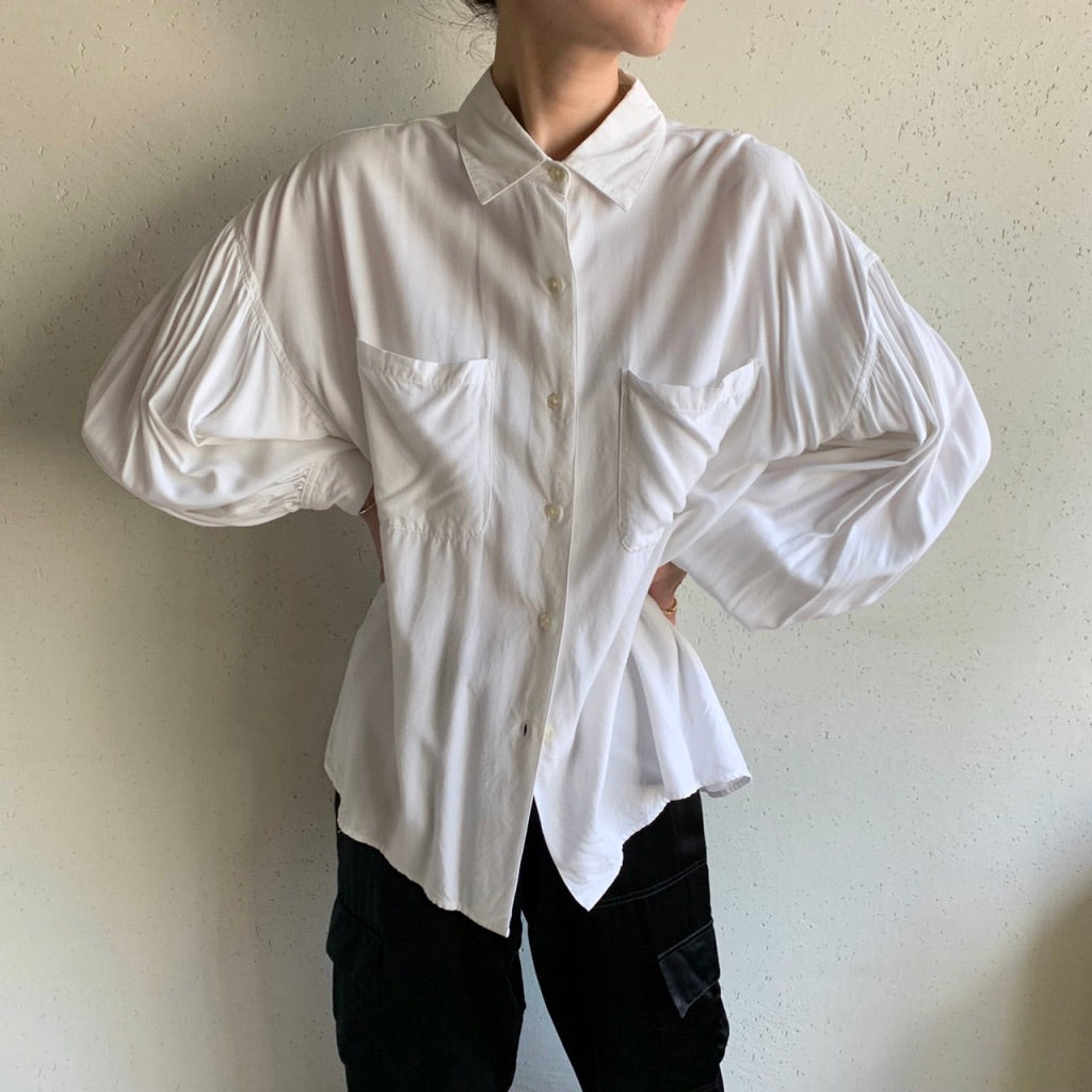 90s Balloon Sleeve Blouse