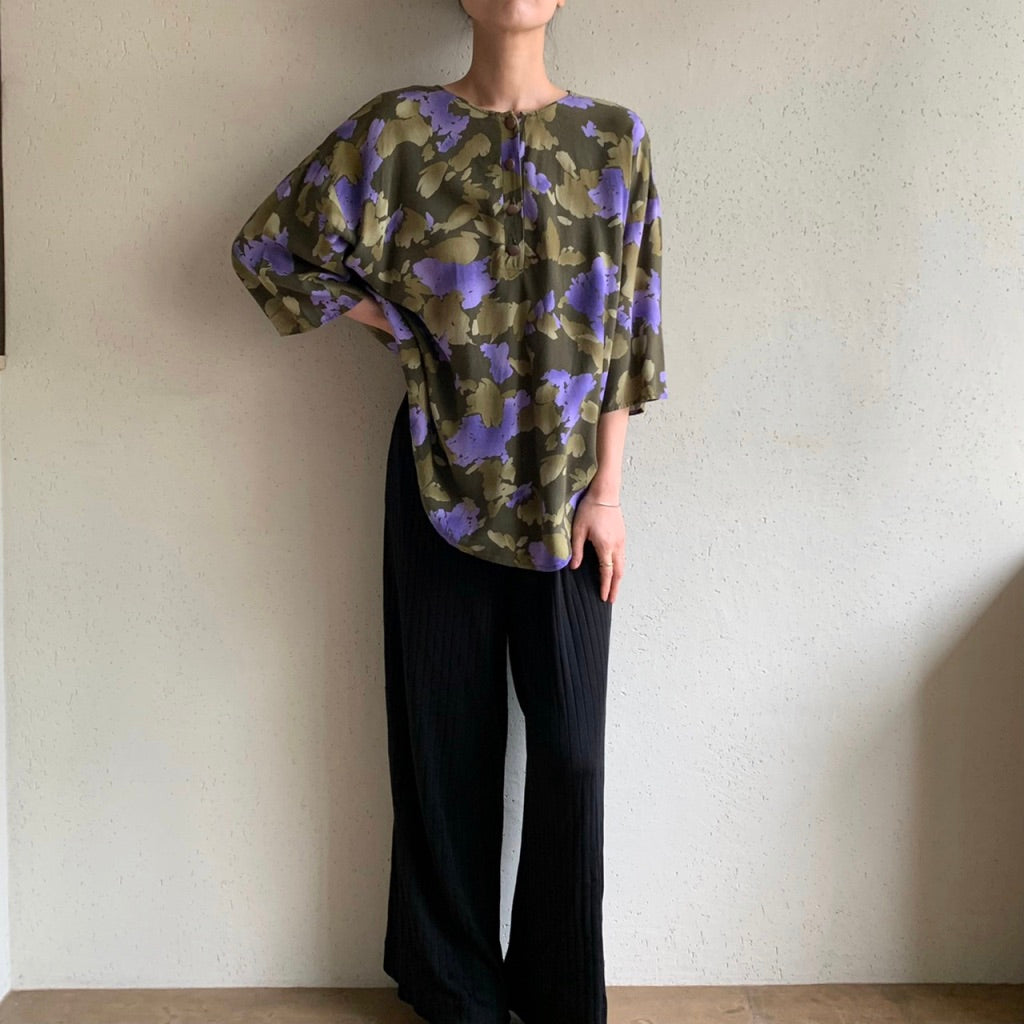 90s "Christian Dior SEPARATES" Print Blouse