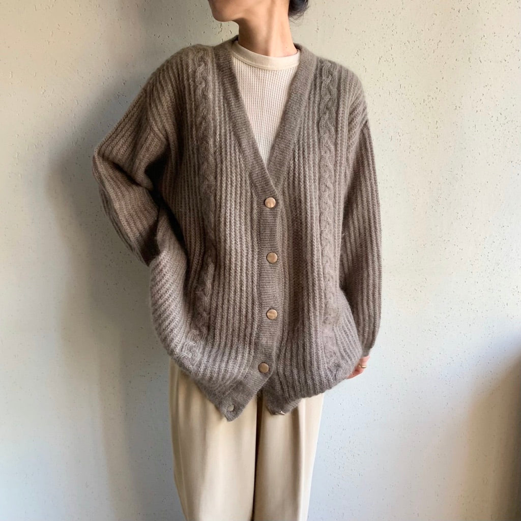 90s Mohair Knit Cardigan Made in Italy