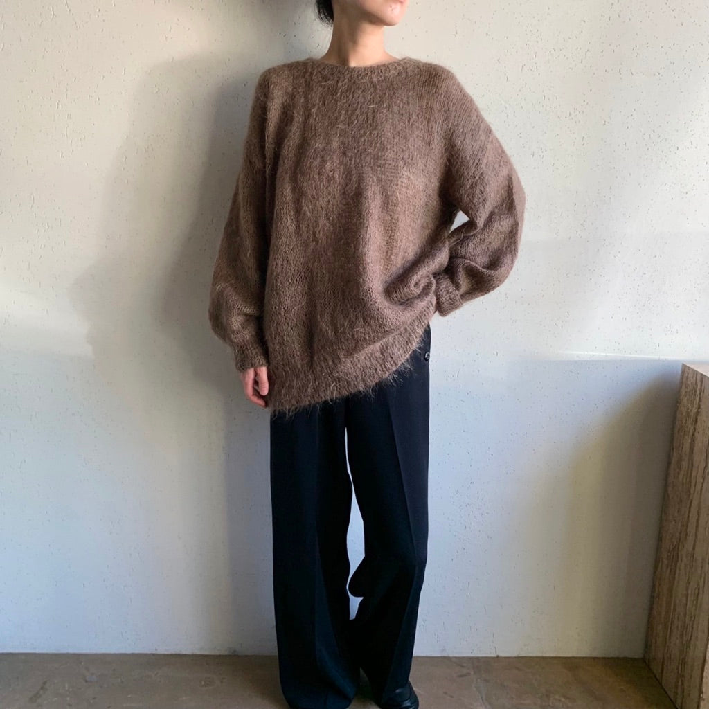 80s Mohair Oversized Hand Knit
