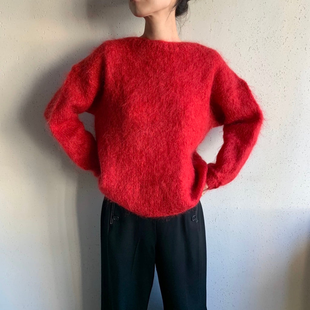 80s Red Knit