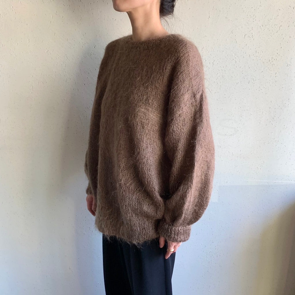 80s Mohair Oversized Hand Knit
