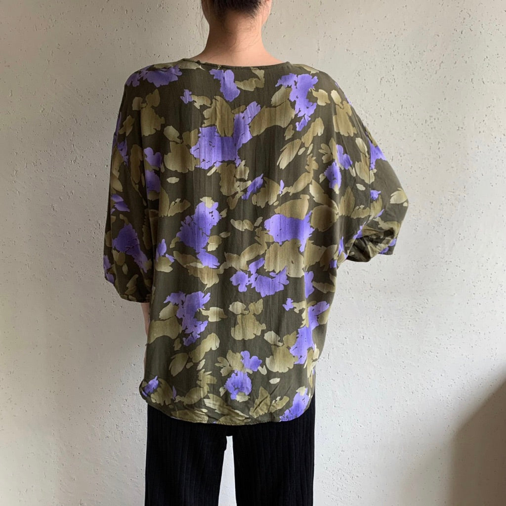 90s "Christian Dior SEPARATES" Print Blouse