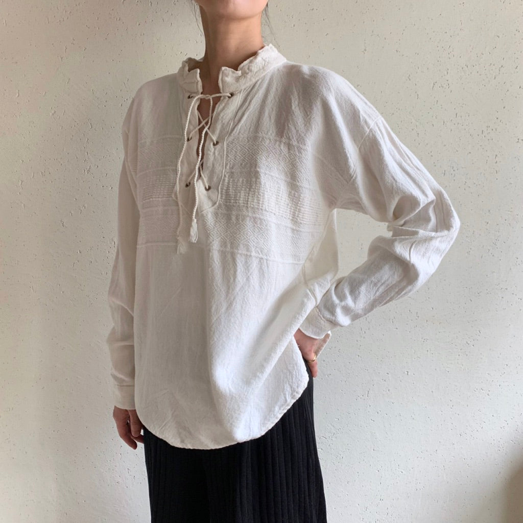90s Lace up Top
