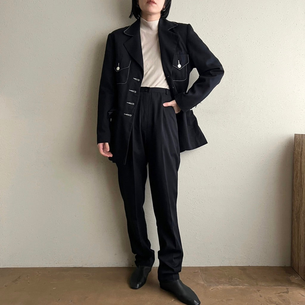 90s Black Two-Piece