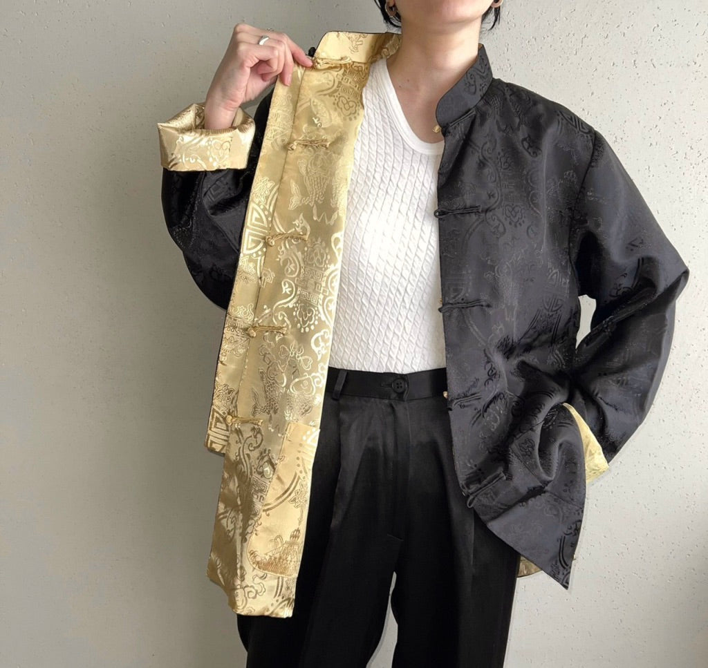 90s Asian Design Reversible Jacket