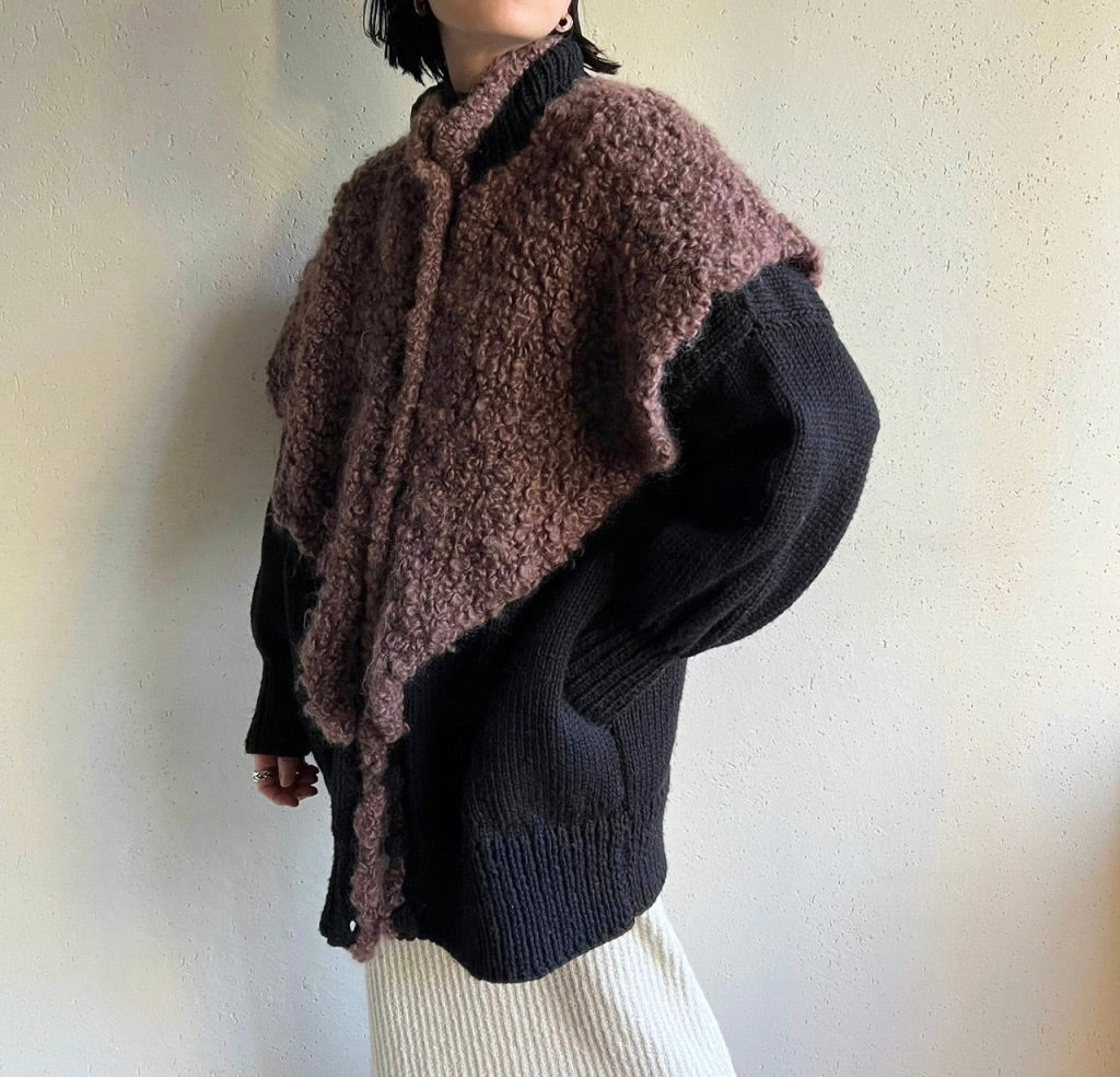 80s Design Knit Jacket