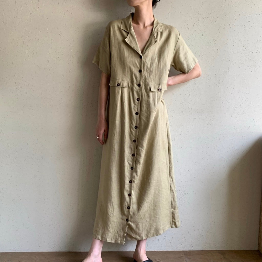 90s Linen Dress