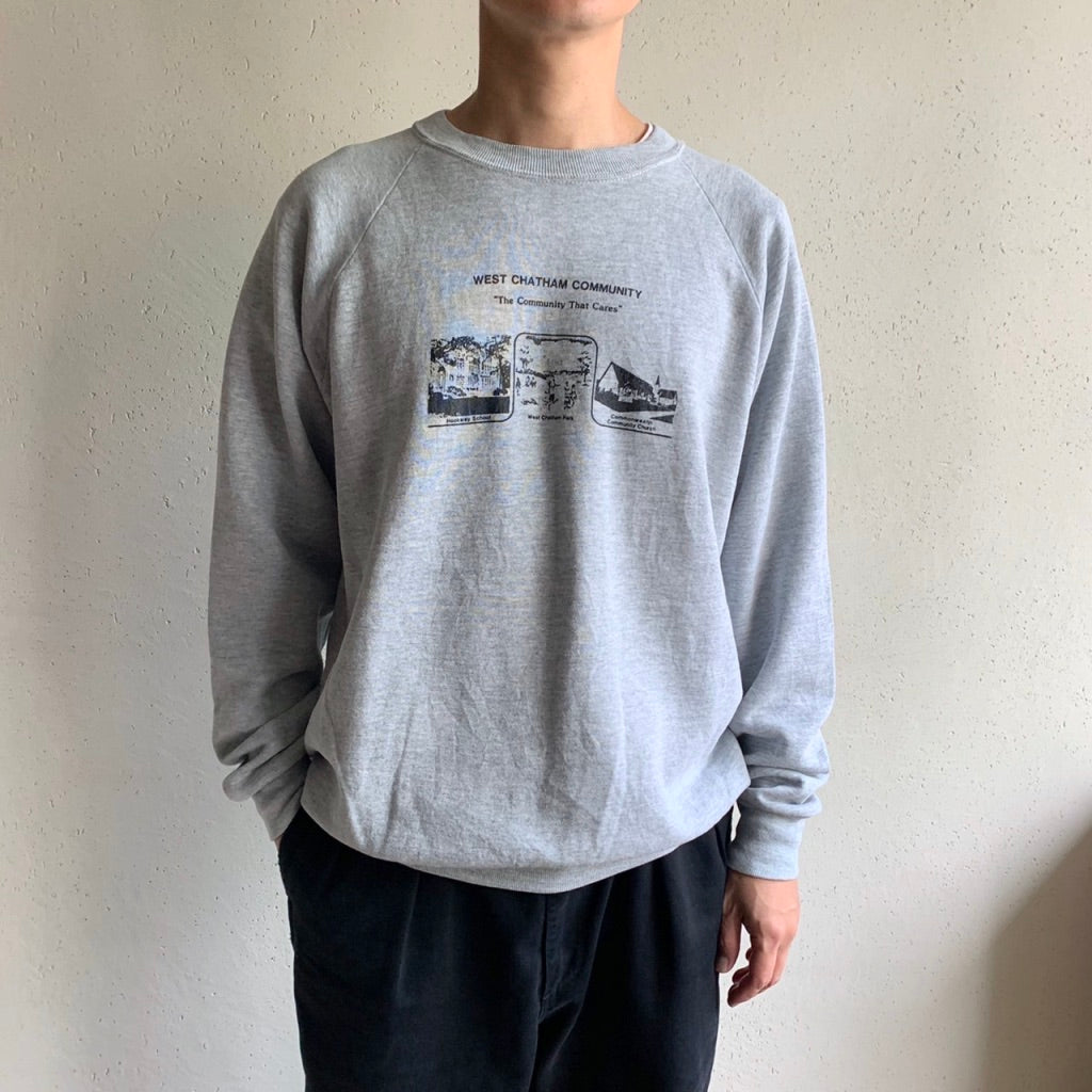 80s Printed Sweater Made in USA