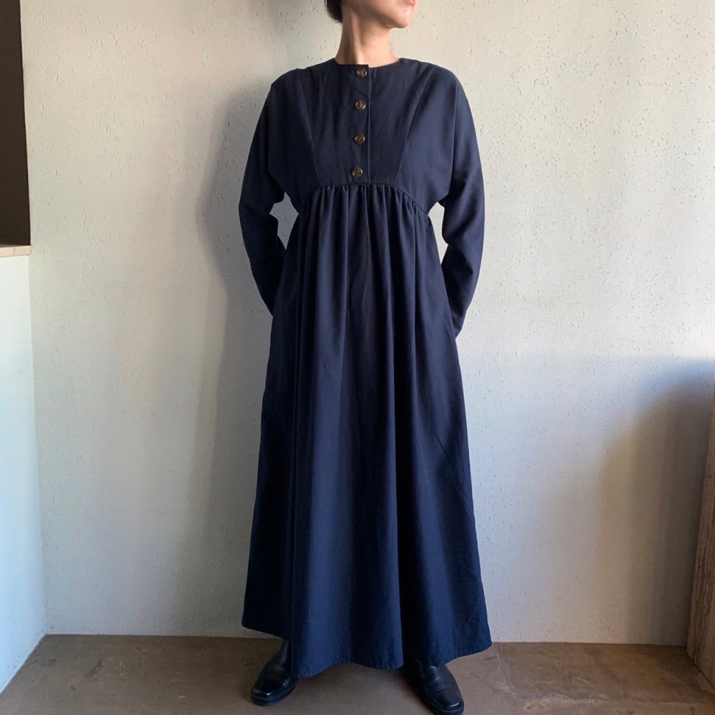 80s Navy Design Dress
