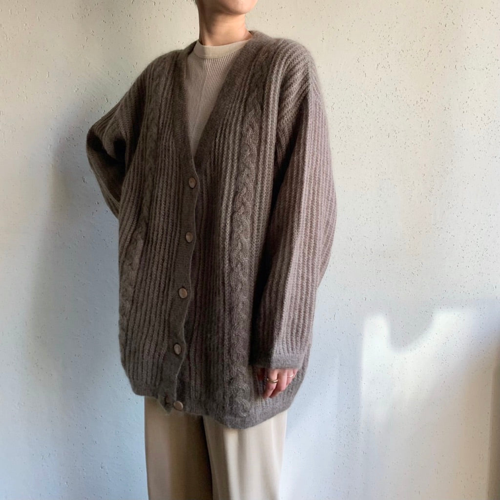 90s Mohair Knit Cardigan Made in Italy