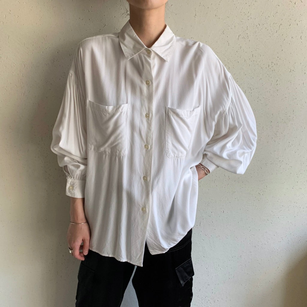 90s Balloon Sleeve Blouse