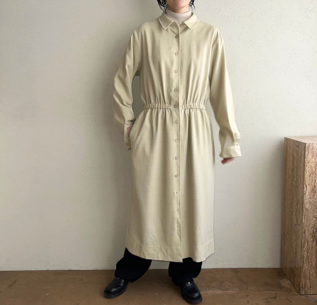 90s Shirt Dress Made in USA