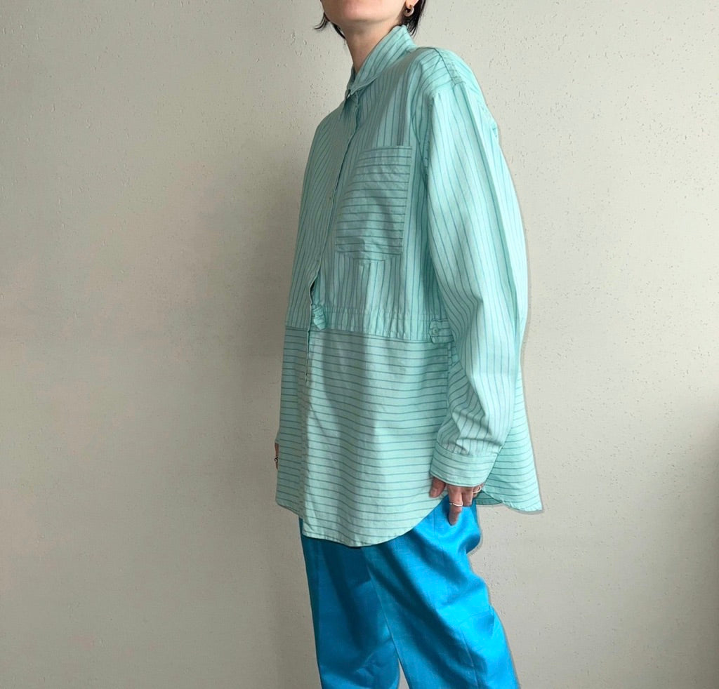 90s Striped Blouse