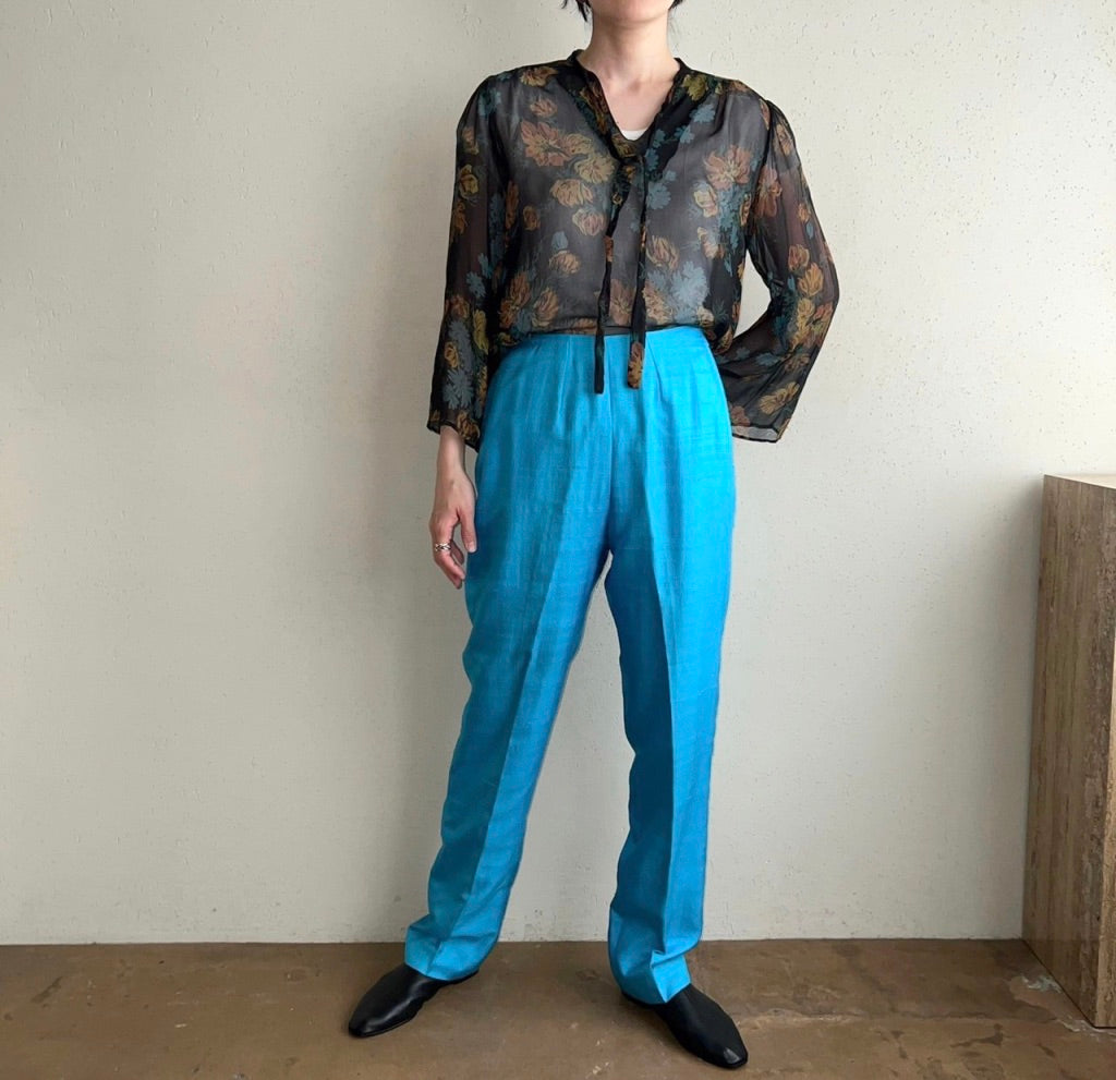 60s "I.MAGNIN" Silk Pants