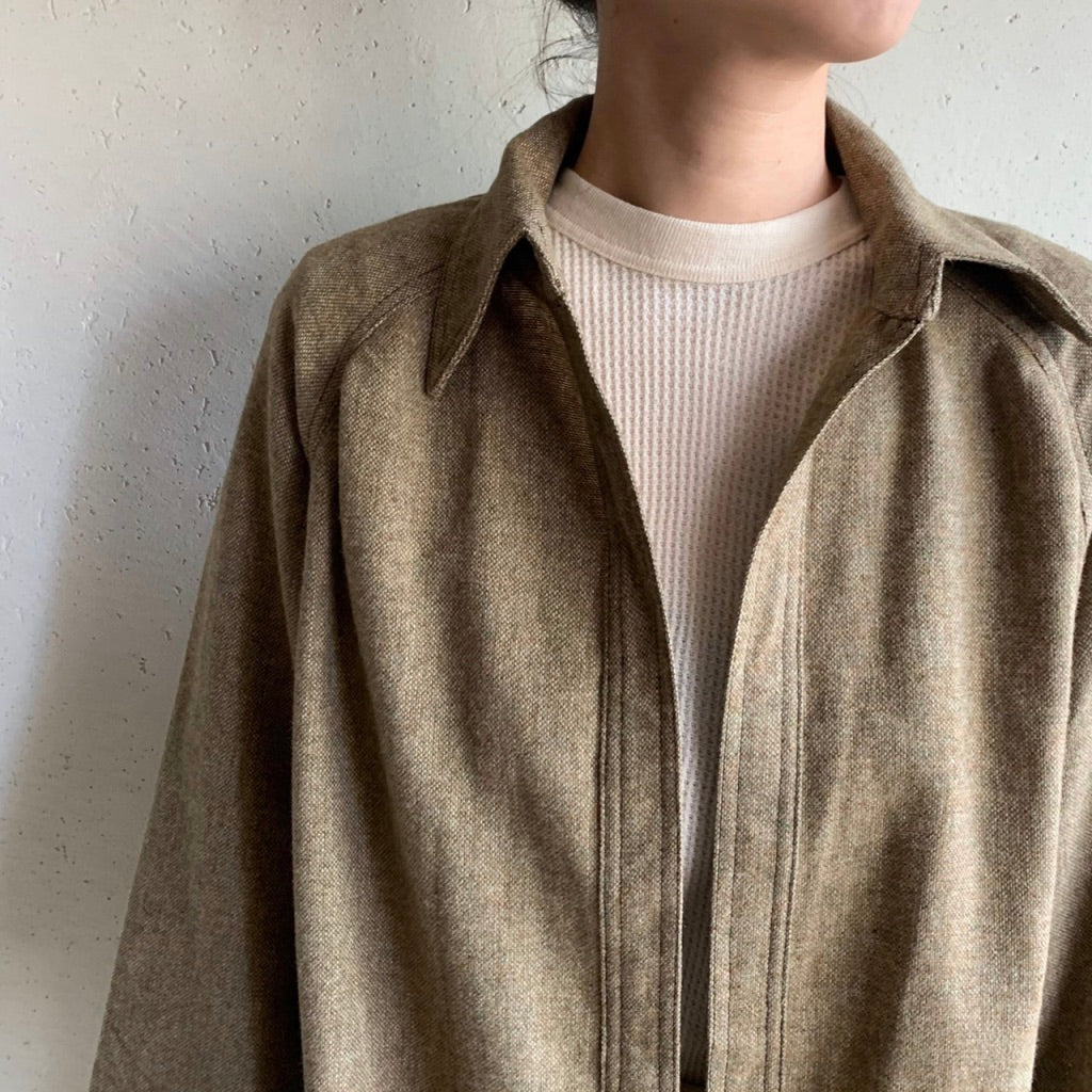 70s Wool Shirt Jacket