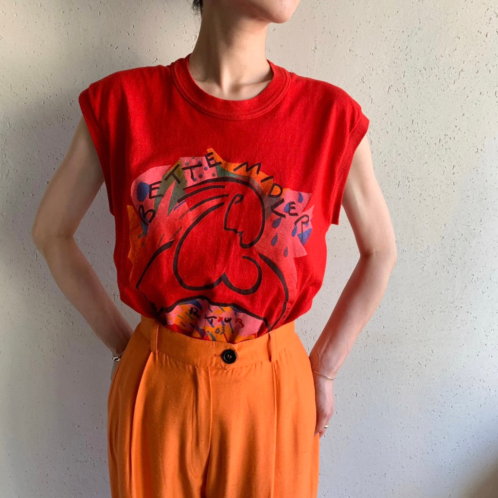 1982 "Bette Midler" T-shirt Made in USA