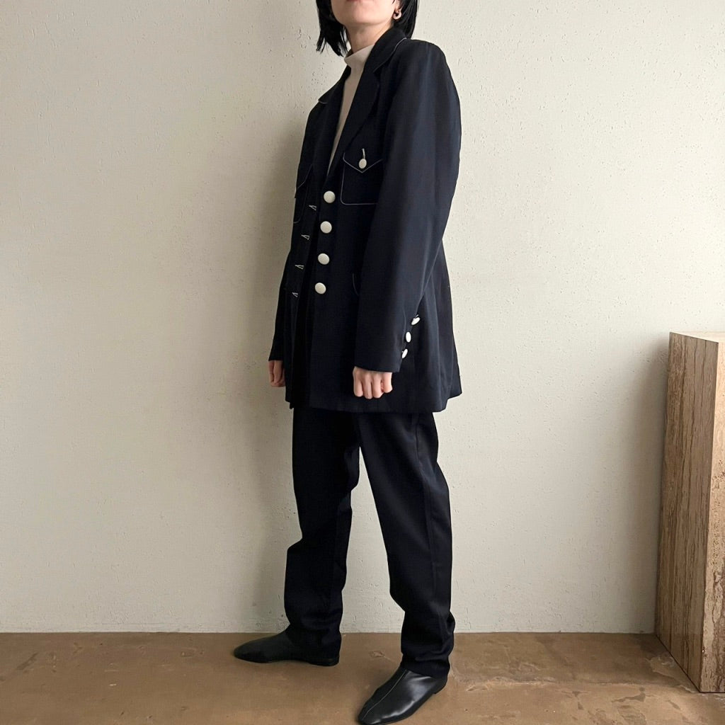 90s Black Two-Piece