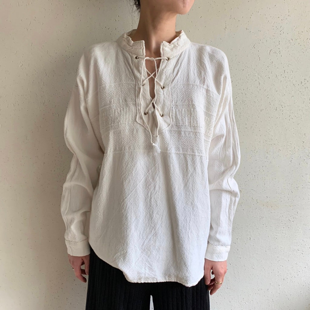 90s Lace up Top