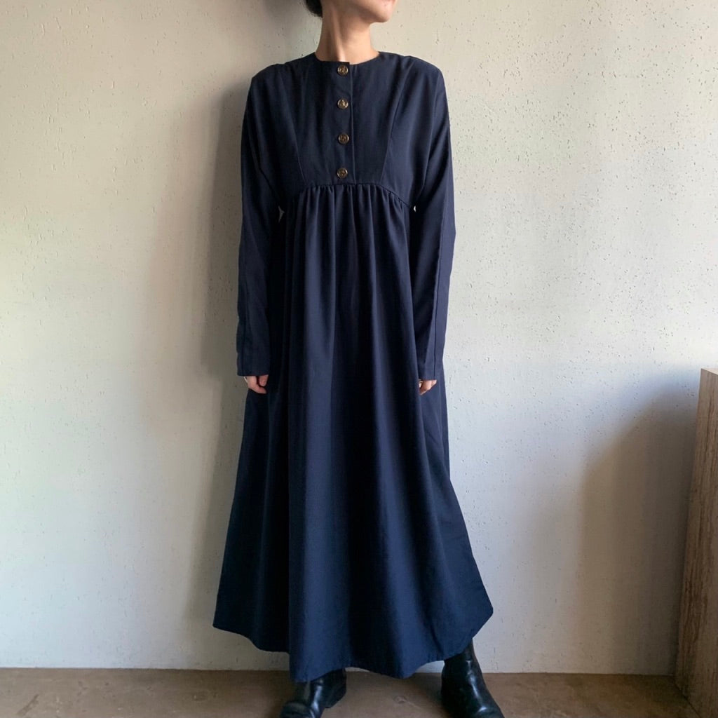 80s Navy Design Dress