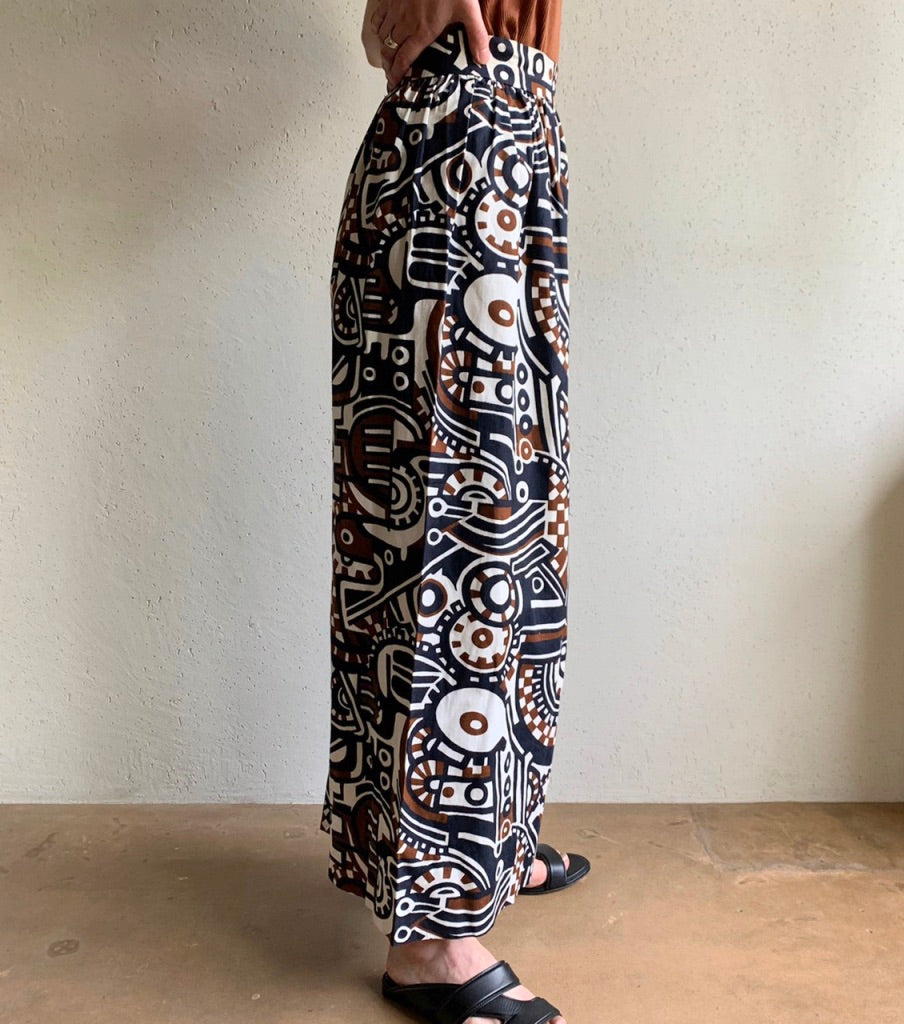60s Print Skirt
