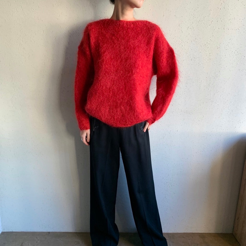 80s Red Knit