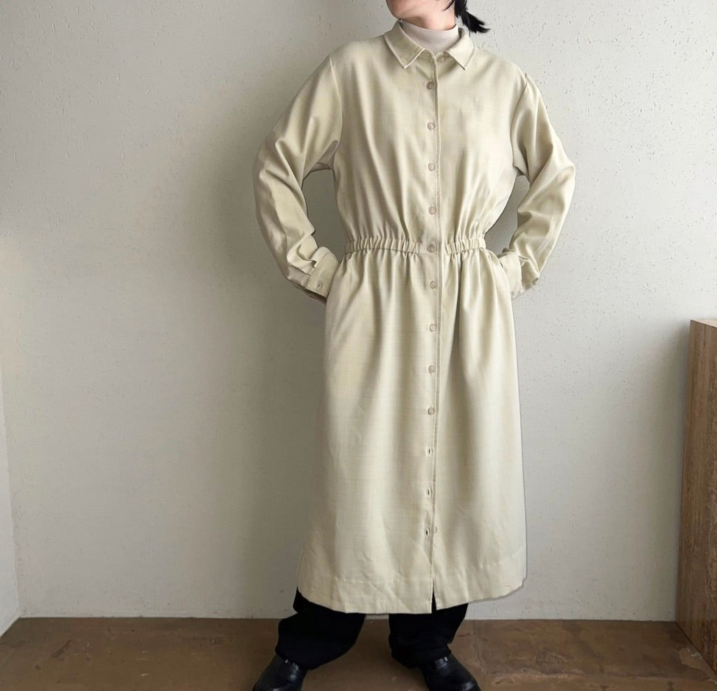 90s Shirt Dress Made in USA