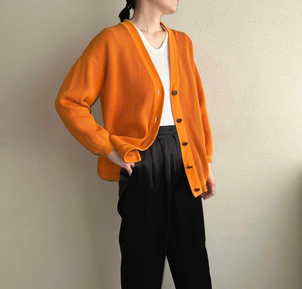 90s Ribbed Cardigan