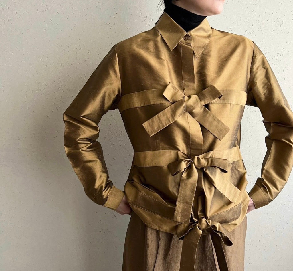 90s "SAMUEL DONG by Dons Collection" Silk Blouse
