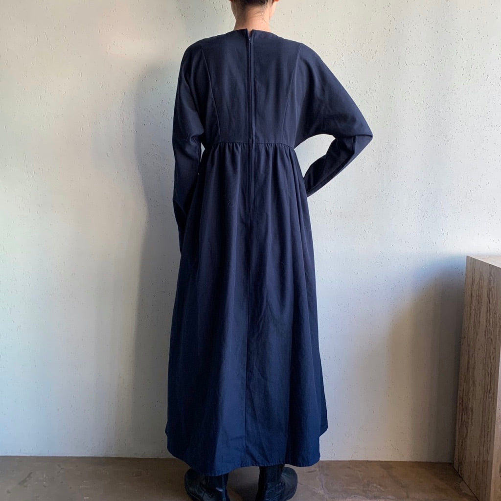 80s Navy Design Dress