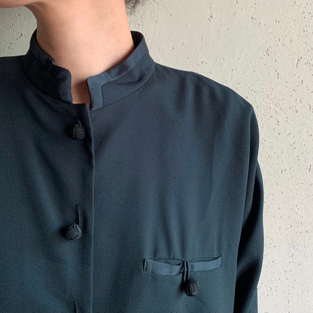 90s Asian Design Long Blouse