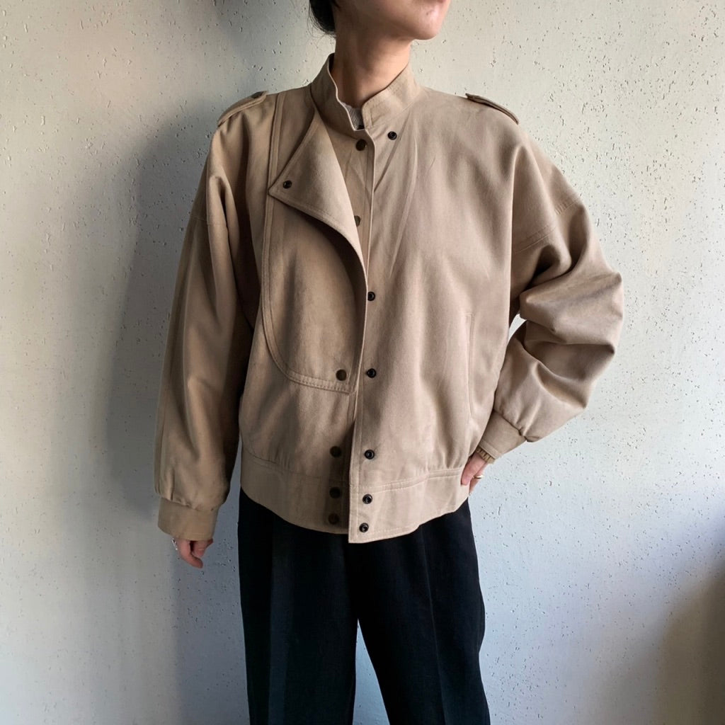 80s EURO Faux Suede Jacket