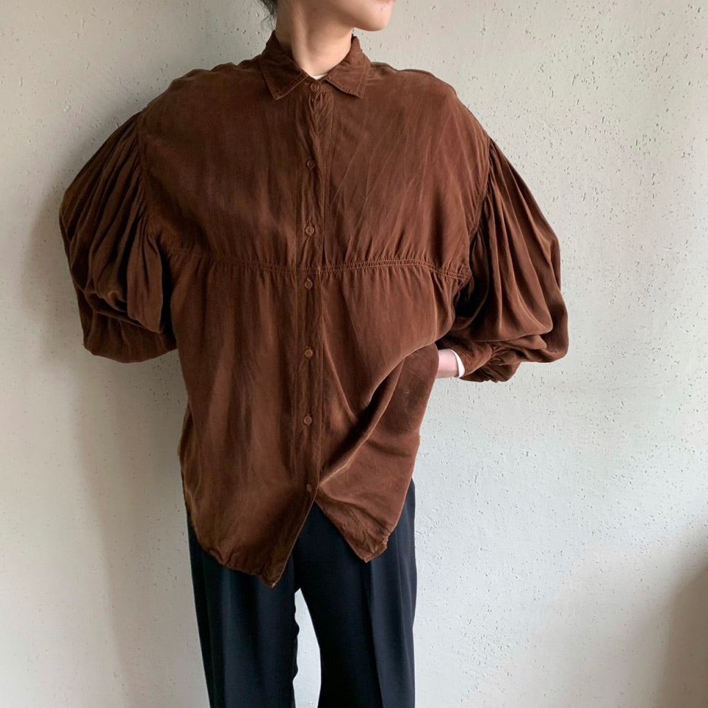 90s Balloon Sleeve Design Blouse Made in USA