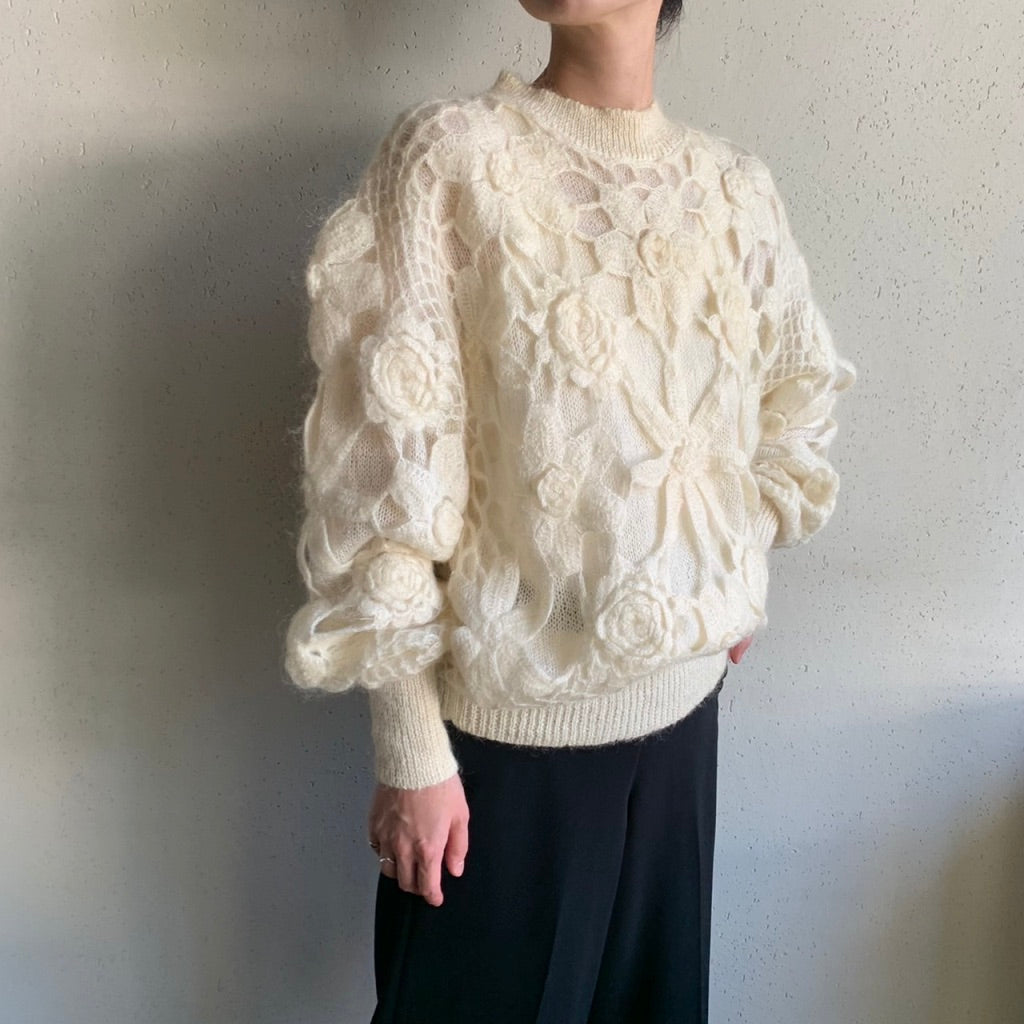 90s Mohair Design Knit