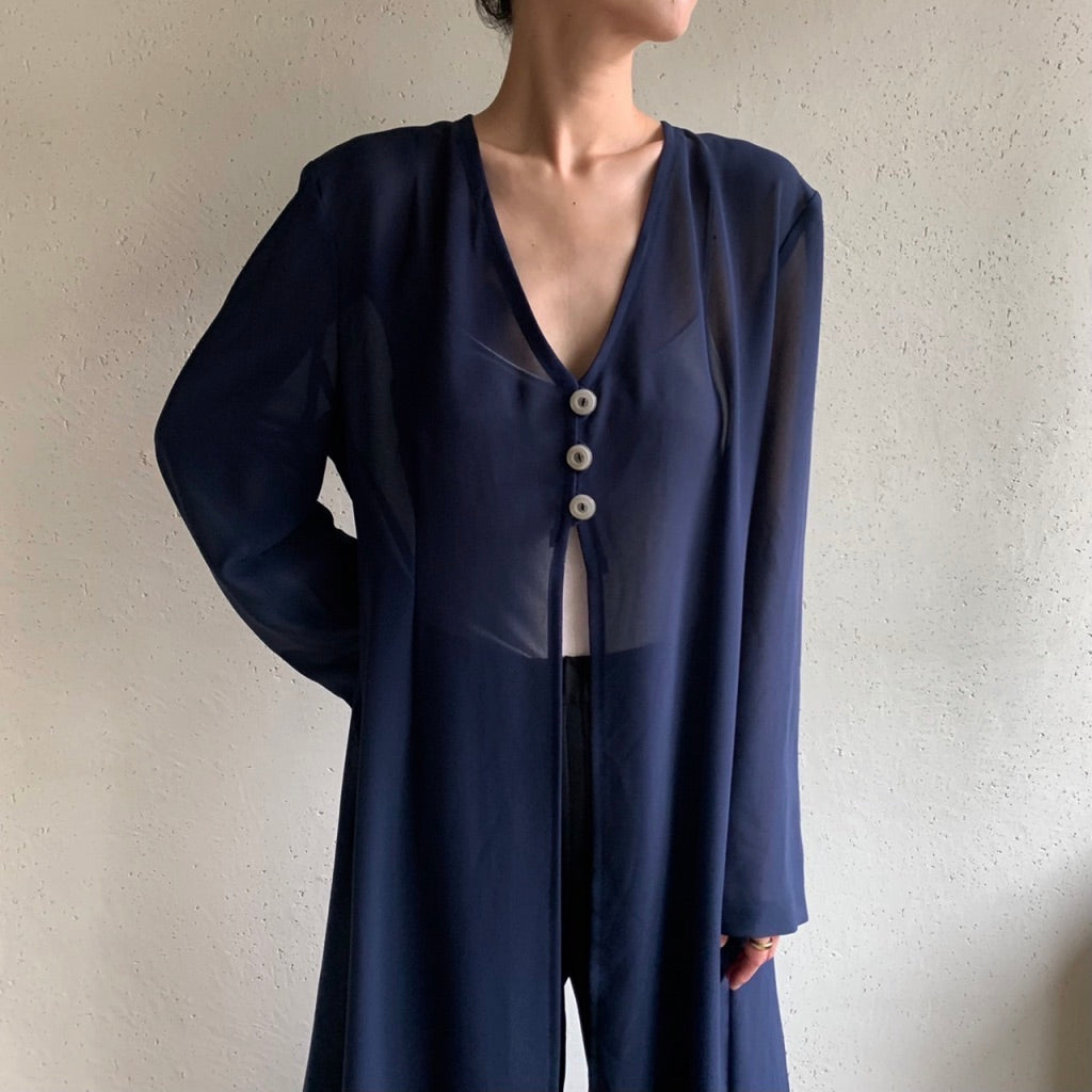 90s Sheer Dress Made in Italy