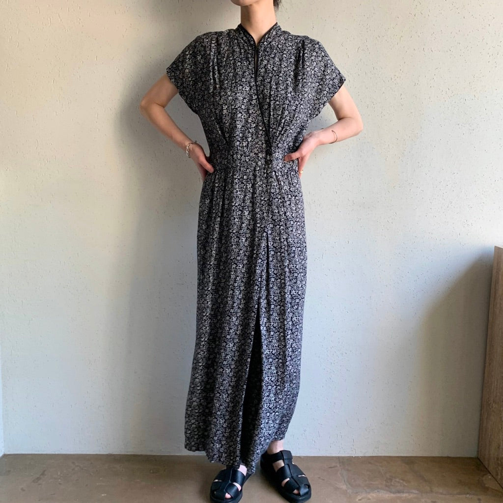 80s Printed Jumpsuit