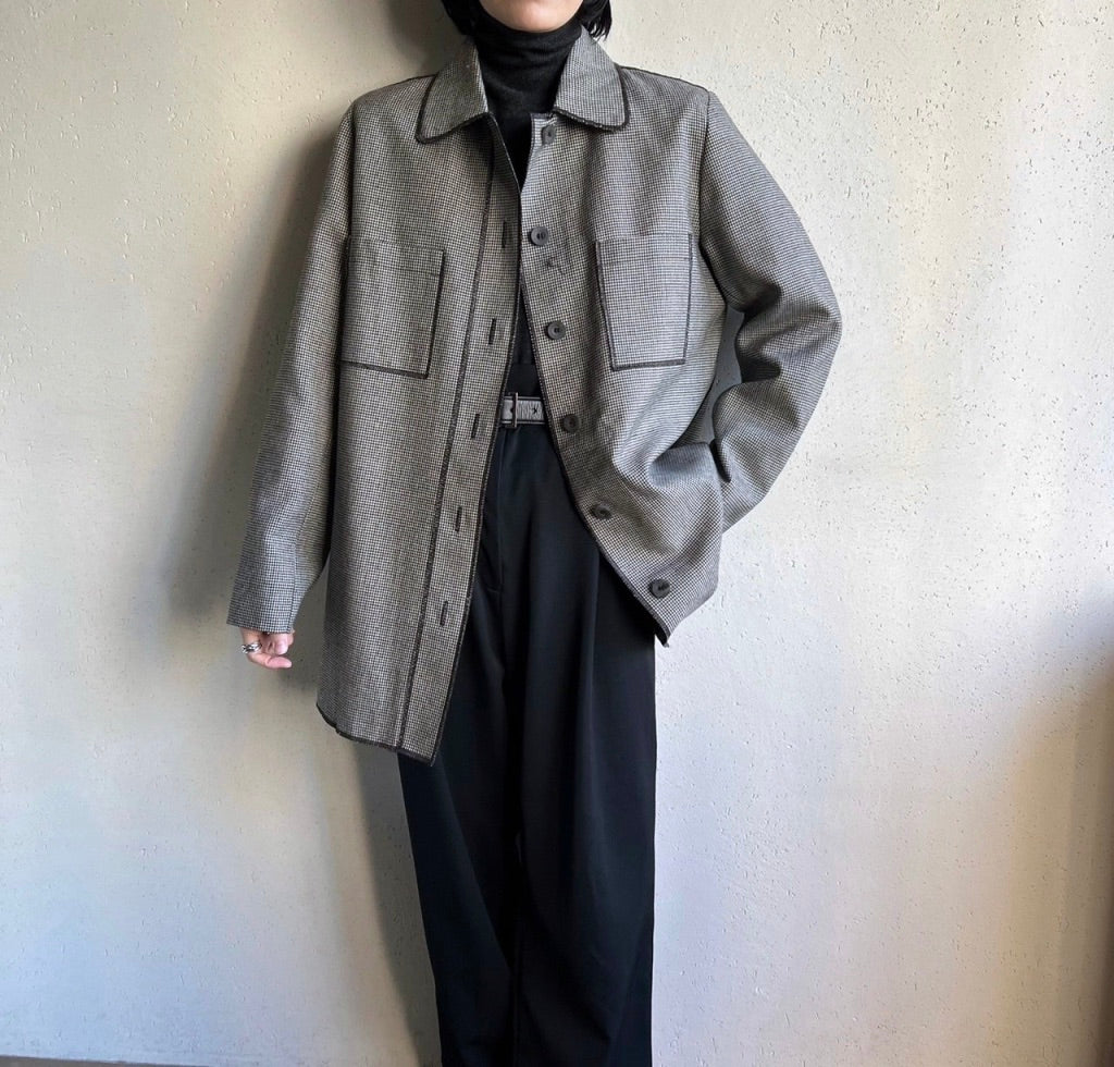90s Wool Shirt Jacket