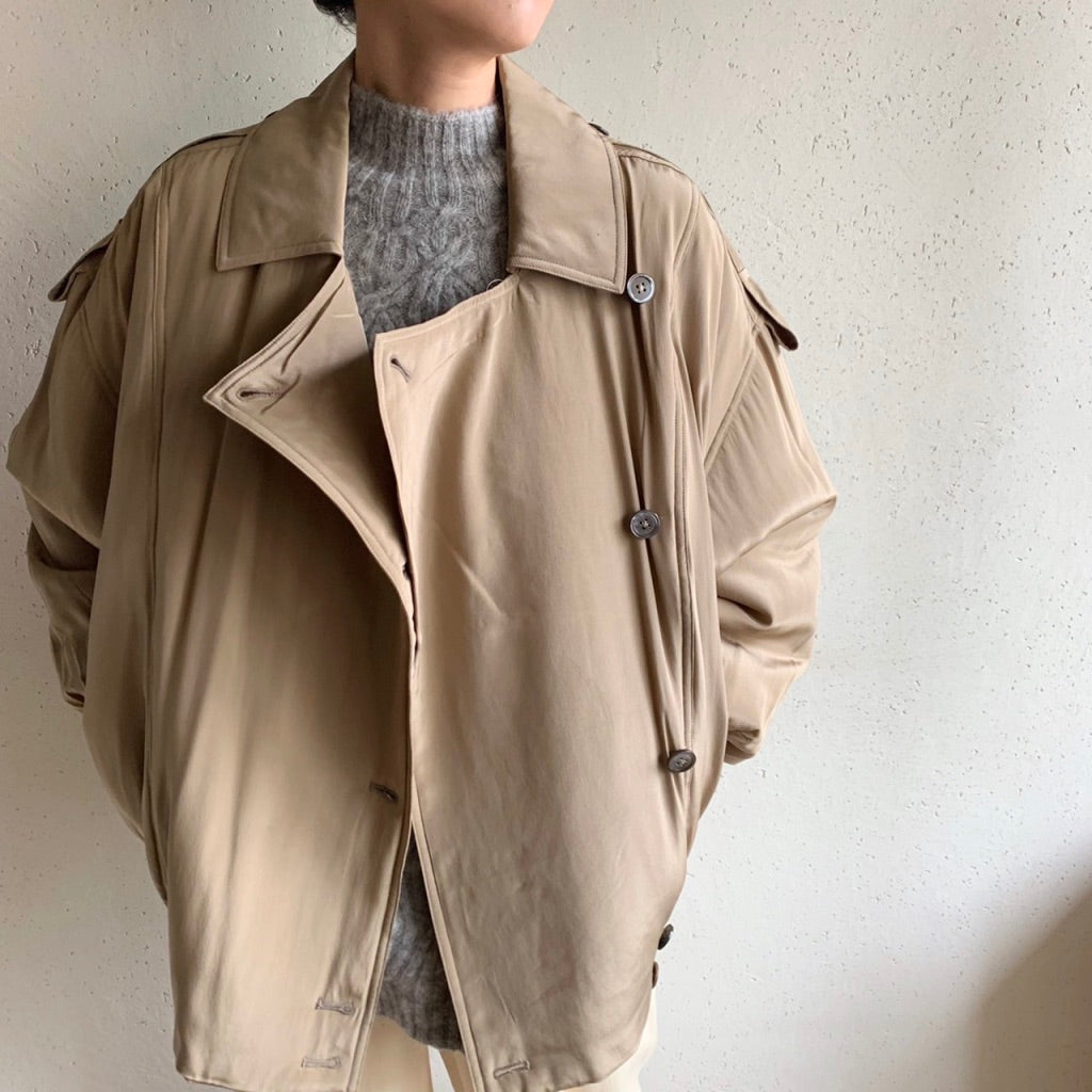 90s "ELLEN TRACY" Silk Jacket