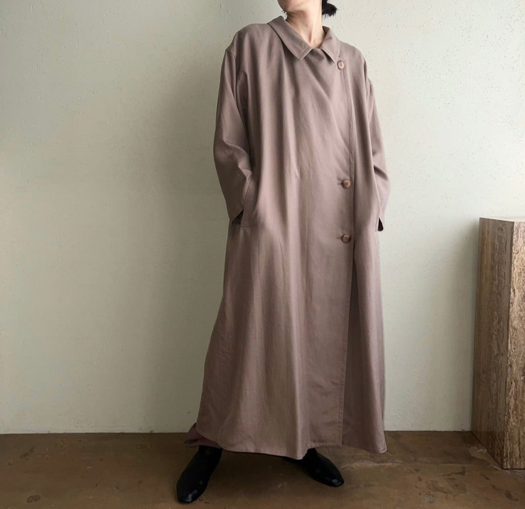 90s "ELLEN TRACY" Linen Coat