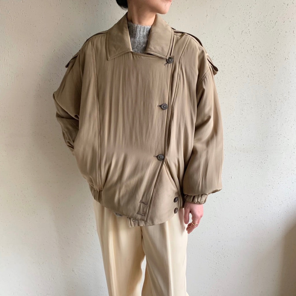 90s "ELLEN TRACY" Silk Jacket